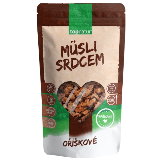Müsli srdcom orieškové