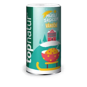 Müsli srdcom vianočné perníkovej 2025