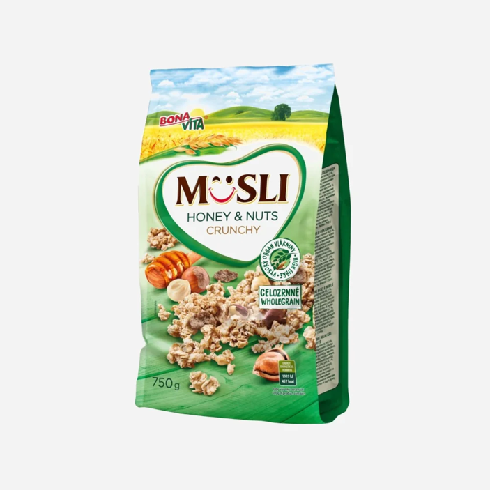 Musli zapekané s medom a orechmi
