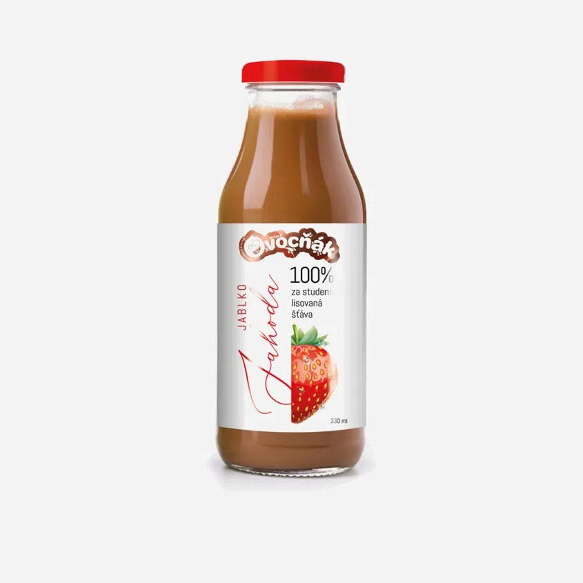 Mušt jablko a jahoda