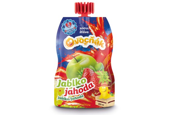 Mušt jablko - jahoda