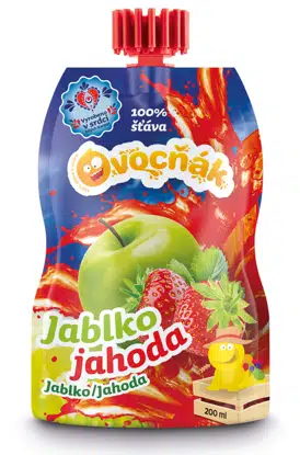 Mušt jablko - jahoda