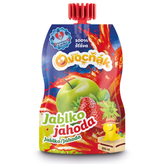 Mušt jablko - jahoda