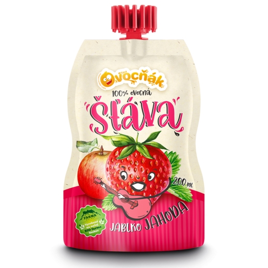 Mušt jablko - jahoda