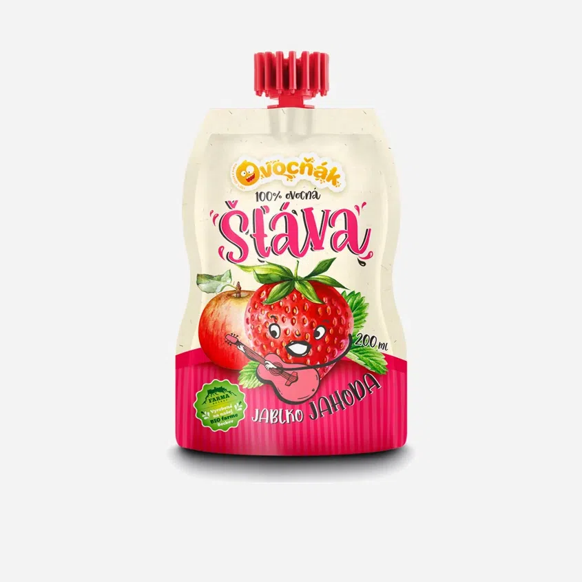 Mušt jablko - jahoda