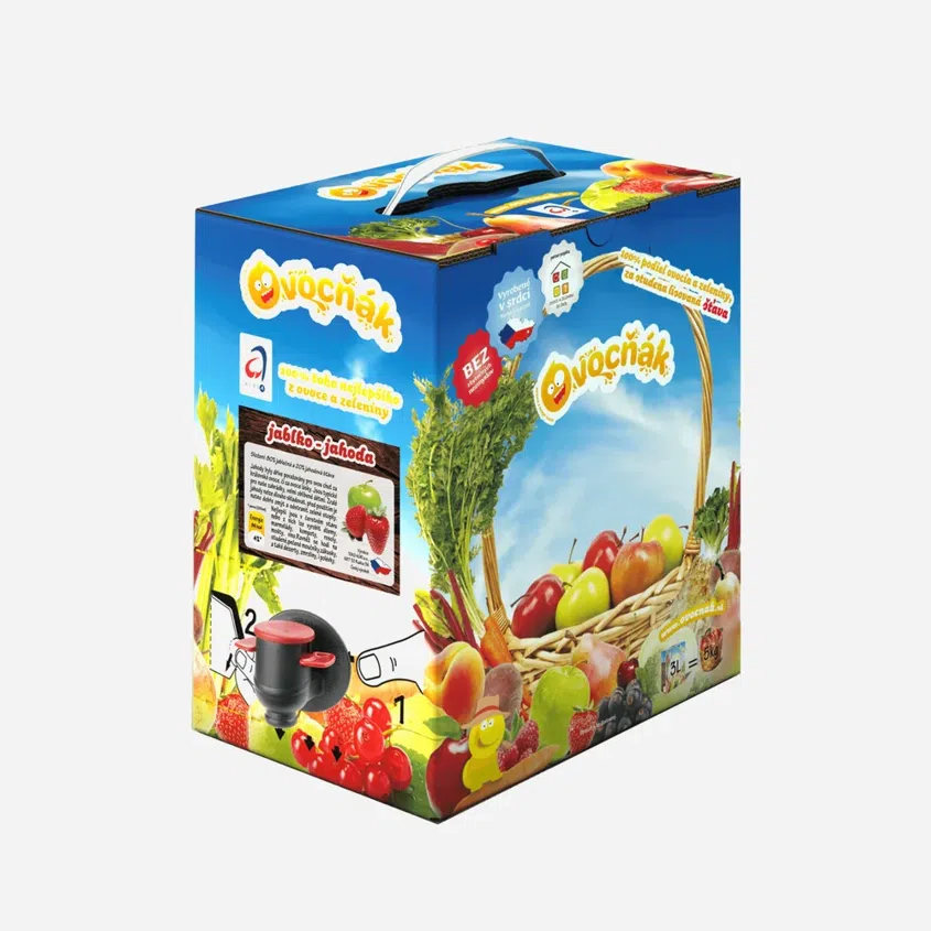 Mušt jablko - jahoda