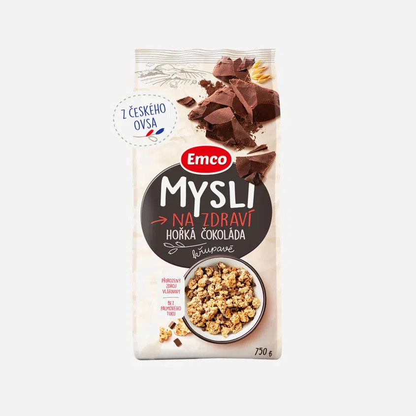 Mysli - Horká čokoláda 750g