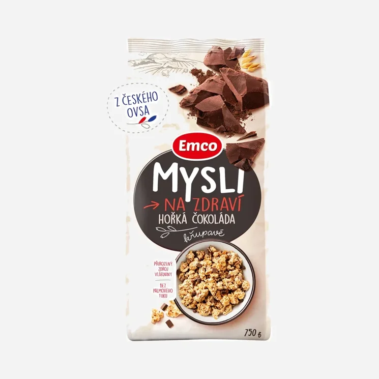 Mysli - Horká čokoláda 750g