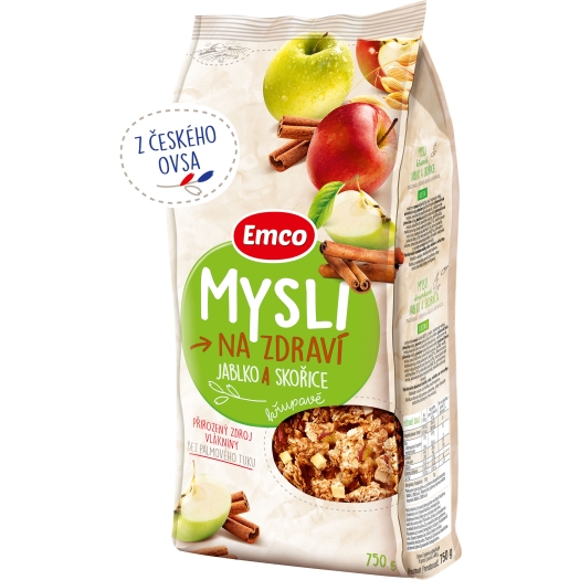 Mysli jablko a škorica