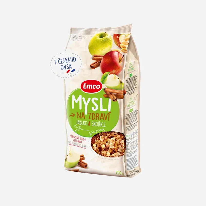 Mysli jablko a škorica