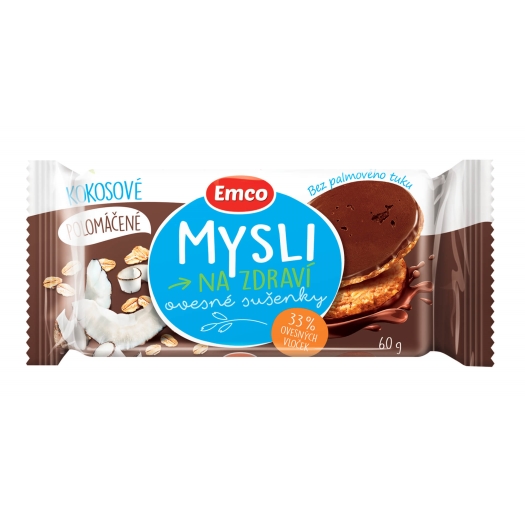 Mysli Ovsené sušienky polomáčané kokosové