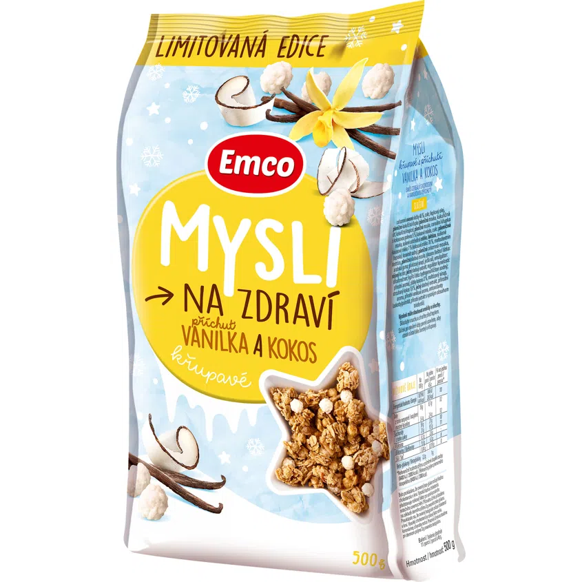 Mysli vanilka a kokos limitovaná edícia