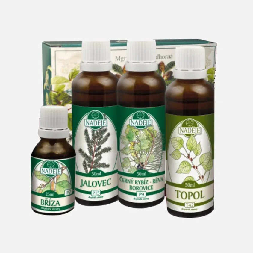 Naděje- Podhorná Doplnok z bylín na posilnenie a podporu detoxikácie