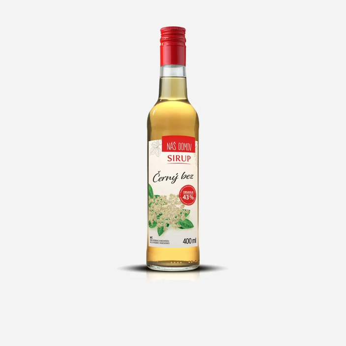 Náš domov sirup čierny bez