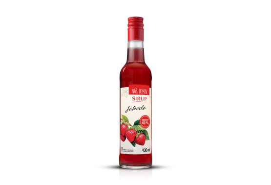 Náš domov sirup jahoda