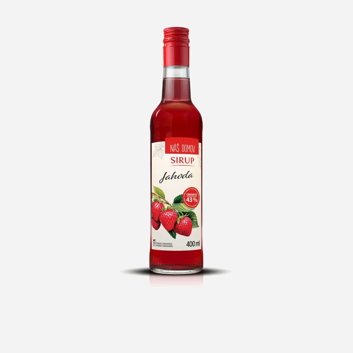 Náš domov sirup jahoda