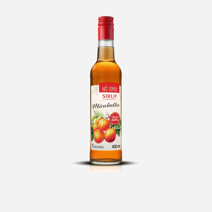 Náš domov sirup mirabelka