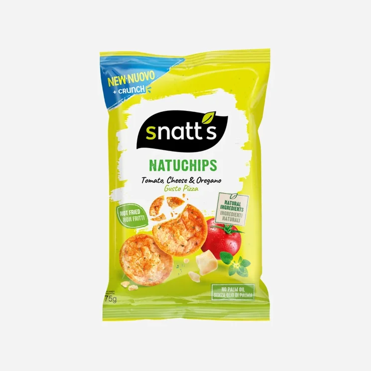 Natuchips tomato, syr, oregano