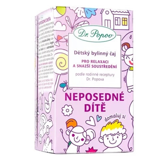 Neposedné dieťa, detský bylinný čaj 20 sáčkov
