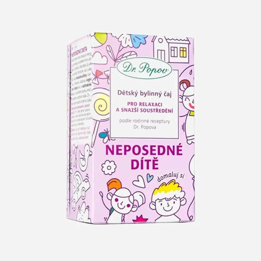 Neposedné dieťa, detský bylinný čaj 20 sáčkov