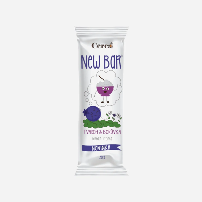 New bar tvaroh a čučoriedka 28 g