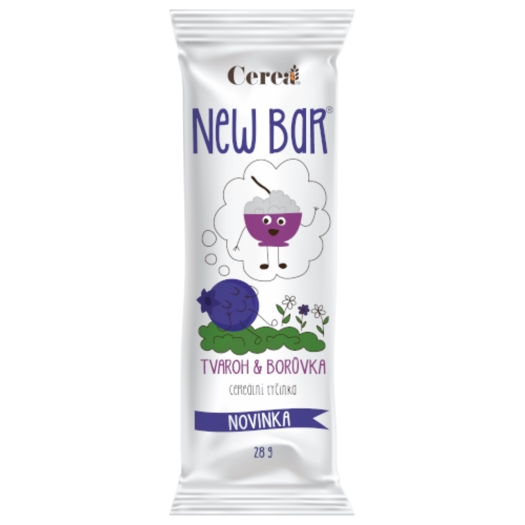 New bar tvaroh a čučoriedka 28 g