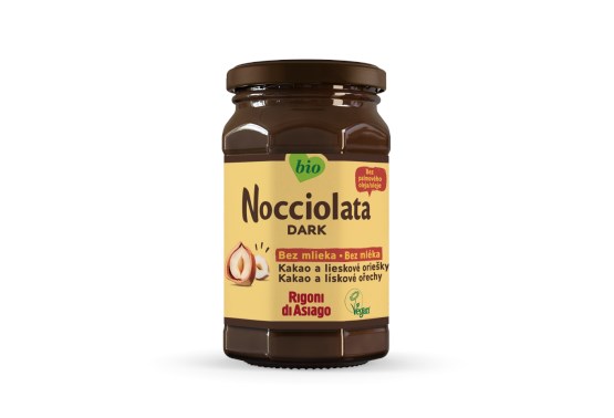 Nocciolata tmavá bez mlieka BIO