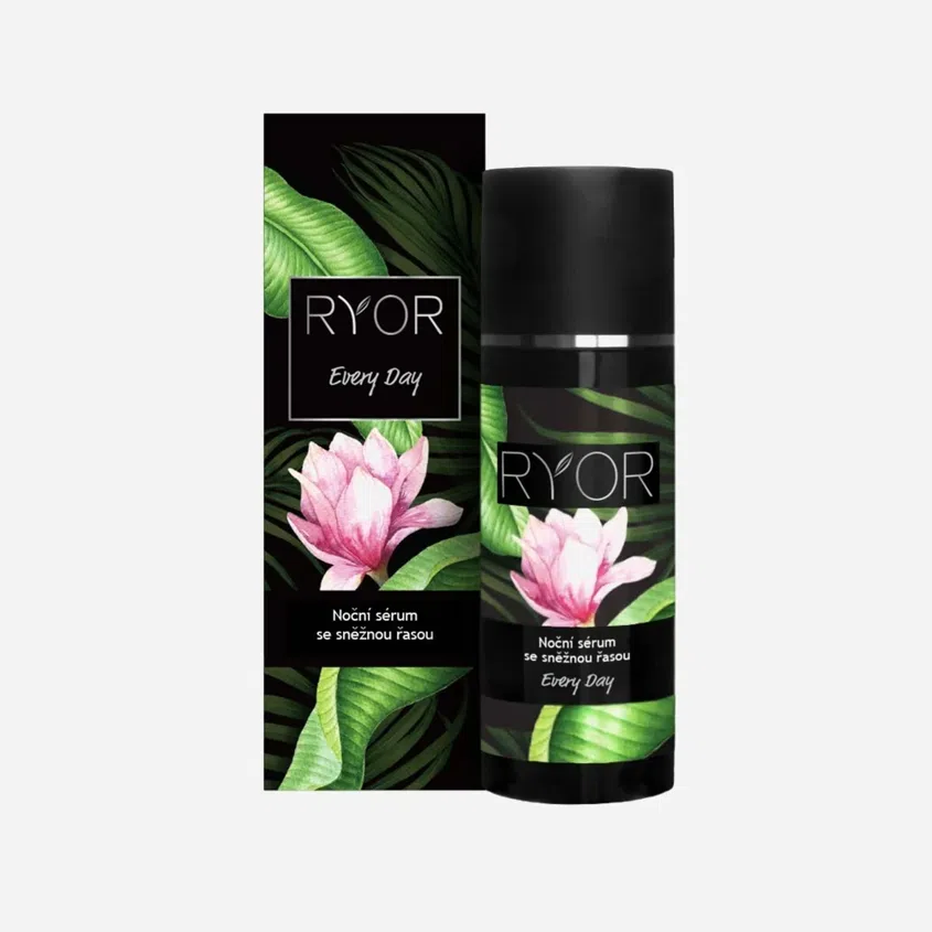 Nočné sérum sa snežnou riasou