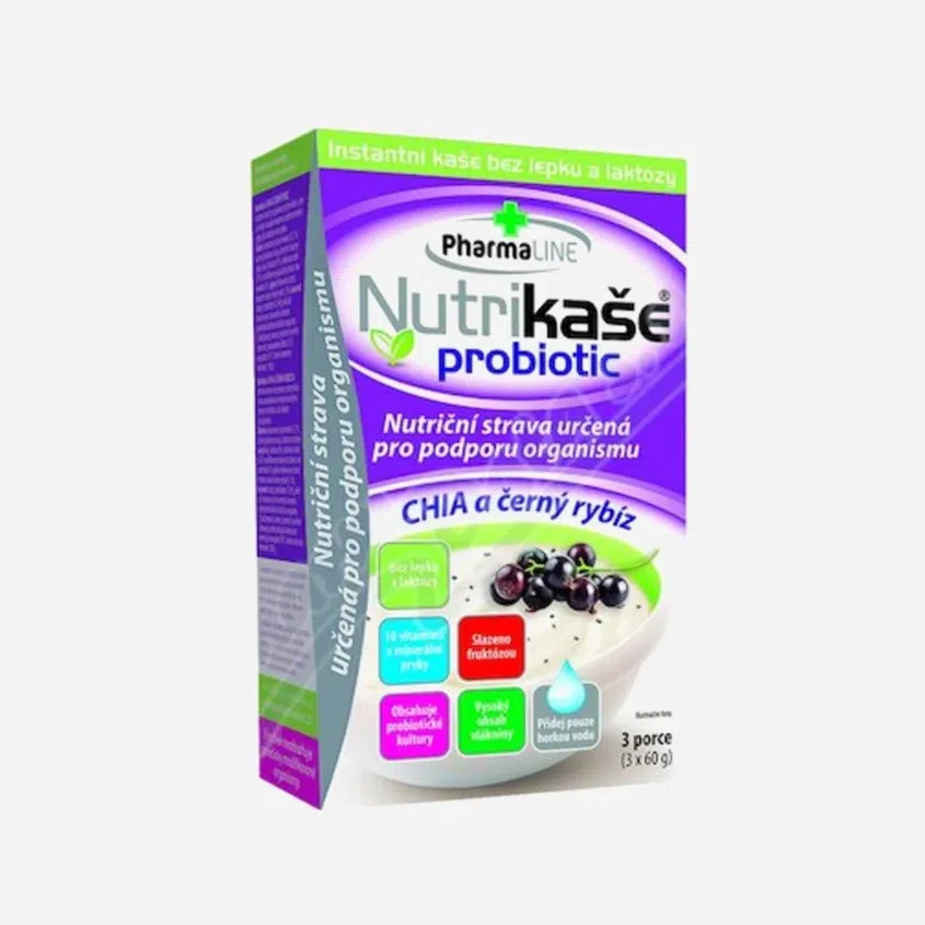 Nutrikaše Probiotic Chia a čierne ríbezle