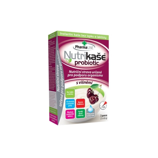 Nutrikaše Probiotic s višňami 3x60 g