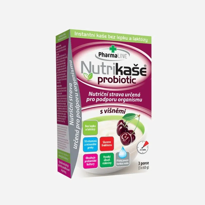 Nutrikaše Probiotic s višňami 3x60 g