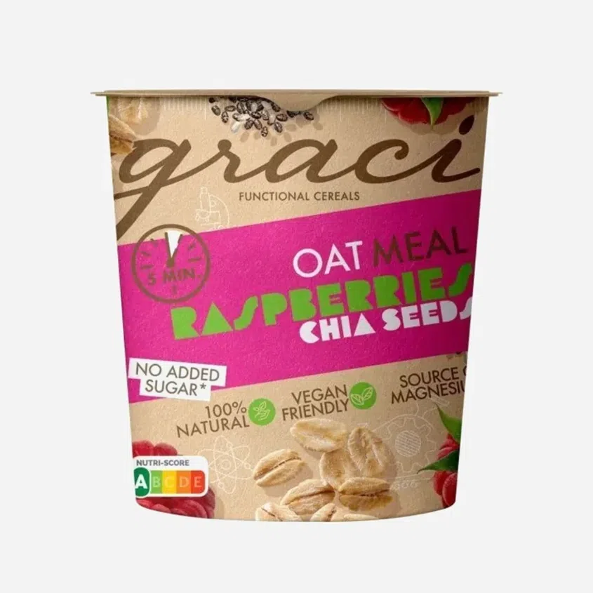 Oatmeal Maliny - Chia