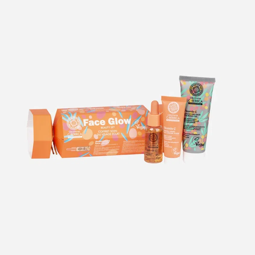 Oblepikha C-Berrica Rozjasňujúca pleťová sada