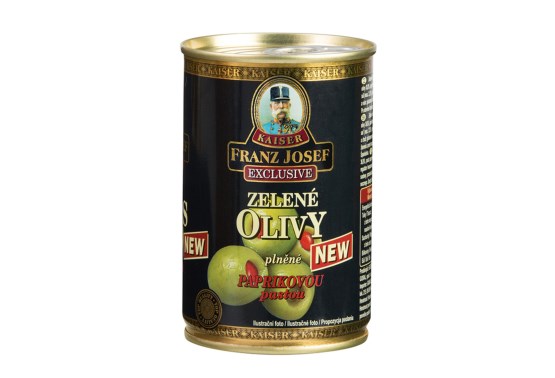 Olivy zelené plnené pálivou paprikovou pastou 300 g