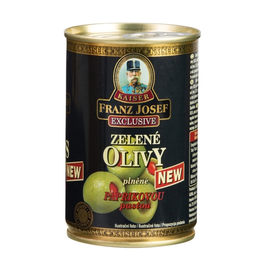 Olivy zelené plnené pálivou paprikovou pastou 300 g