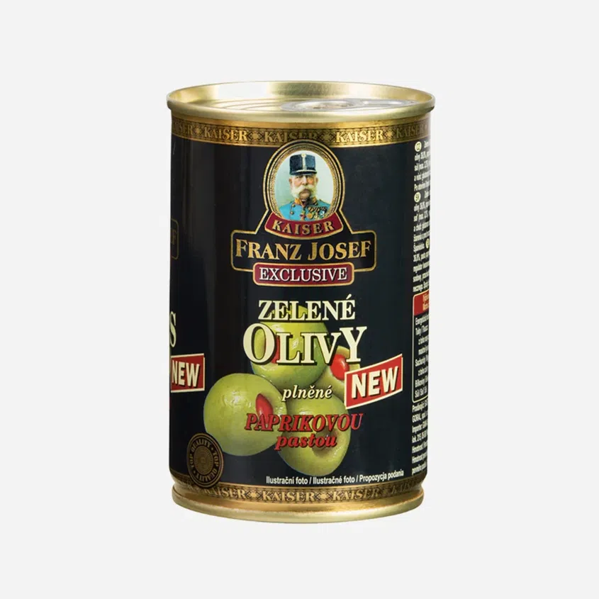 Olivy zelené plnené pálivou paprikovou pastou 300 g