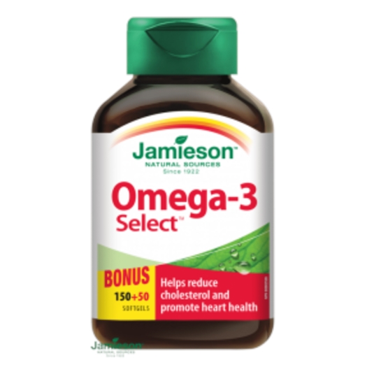 Omega-3 Select 1000 mg 150 + 50 kapslí zadarmo