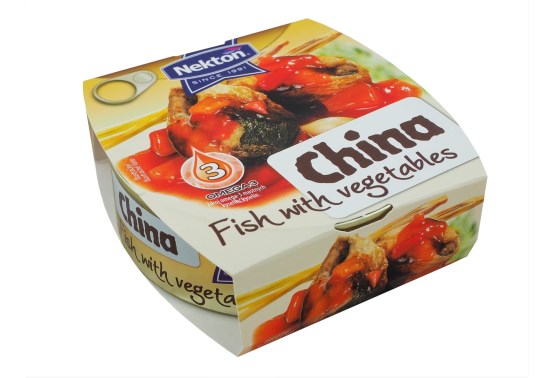 Opečená ryba so zeleninou China