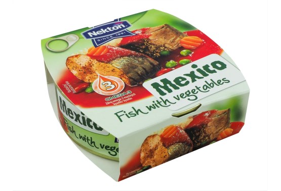 Opečená ryba so zeleninou Mexico