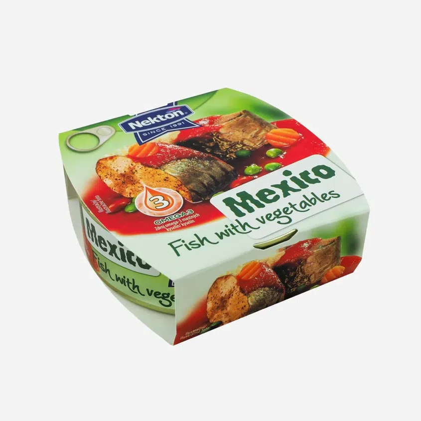 Opečená ryba so zeleninou Mexico