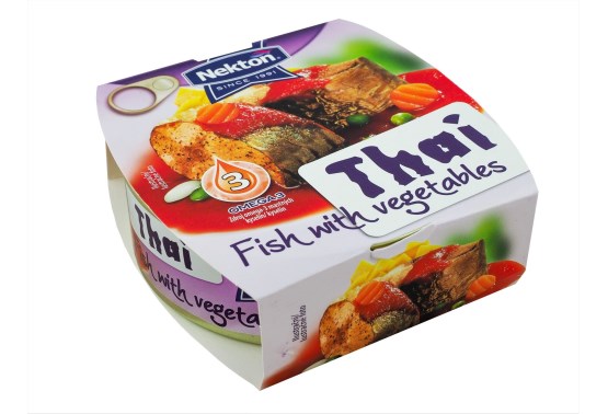 Opečená ryba so zeleninou Thai