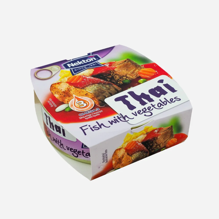 Opečená ryba so zeleninou Thai