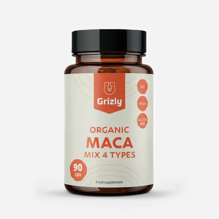 Organic Maca (Mix 4 Types) 90 cps