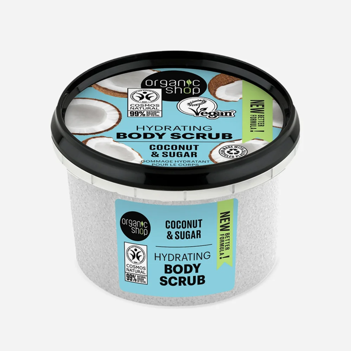 Organic Shop Hydratačný telový peeling kokos a cukor