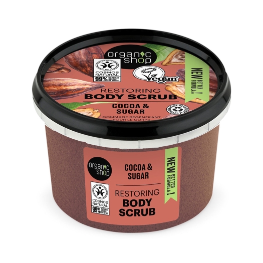Organic Shop Obnovujúci telový peeling kakao a cukor