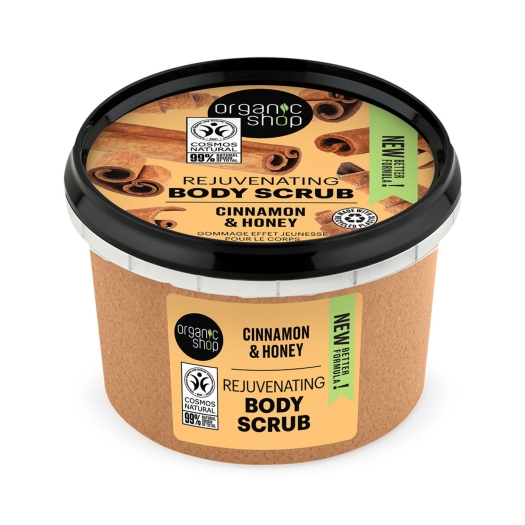 Organic Shop Omladzujúci telový peeling škorice a med