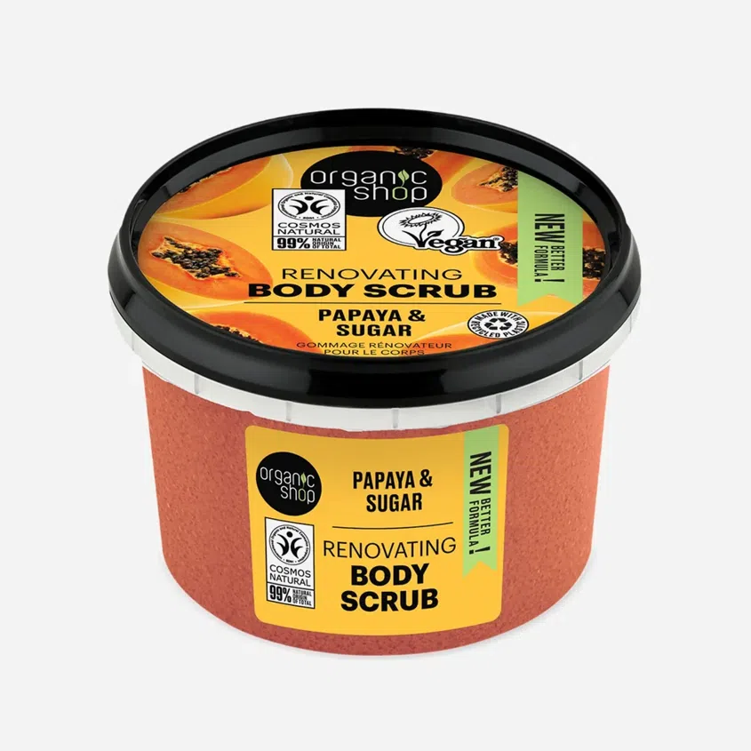 Organic Shop Renovujúci telový peeling papája a cukor