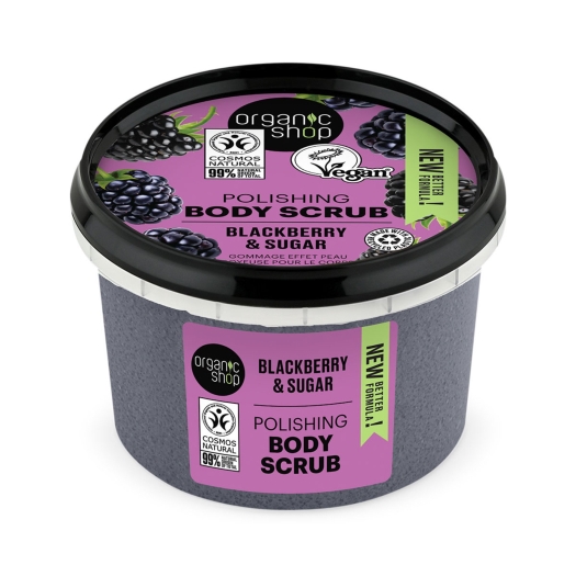 Organic Shop Vyhladzujúci telový peeling ostružina a cukor