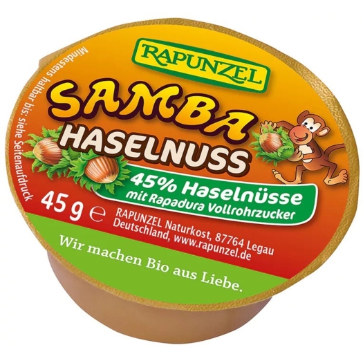Oriešková pomazánka SAMBA mini BIO
