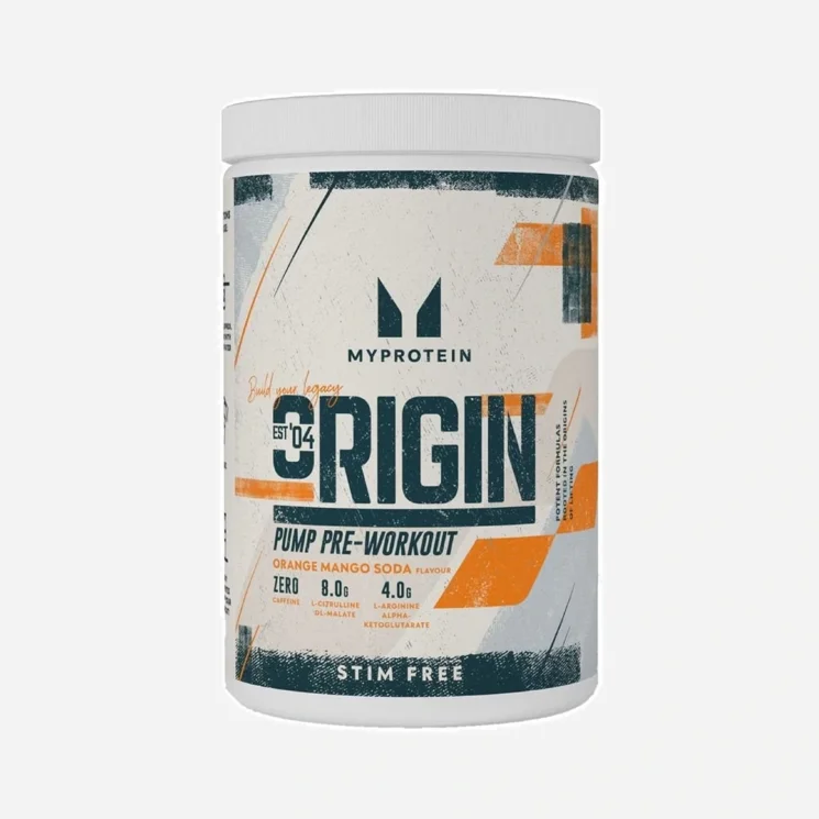 Origin Pre-Workout Stim Free Pomaranč/Mango